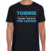 Tommie Voornaam cadeau - The man, The myth the legend - zwart - voor heren - verjaardag