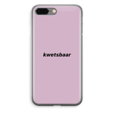 kwetsbaar: iPhone 8 Plus Transparant Hoesje