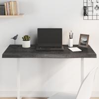 Tafelblad 100x50x(2-4)cm behandeld eikenhout donkerbruin