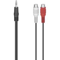 Hama Audio-adapter 2x cinch-koppeling 3,5mm jack-stekker