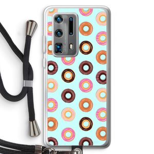 Donuts: Huawei P40 Pro Plus Transparant Hoesje met koord