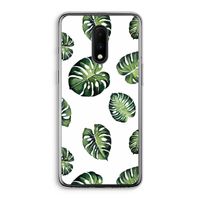 Tropische bladeren: OnePlus 7 Transparant Hoesje
