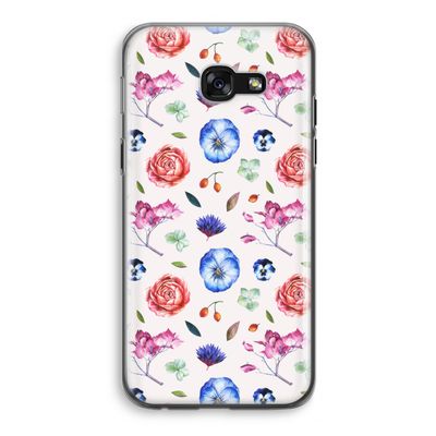 Bloemetjes: Samsung Galaxy A5 (2017) Transparant Hoesje