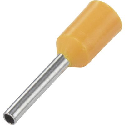 Vogt Verbindungstechnik 460108 Adereindhulzen 0.5 mm² Deels geïsoleerd Oranje 100 stuk(s)