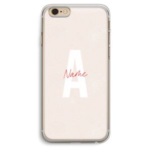 Strawberry Milkshake: iPhone 6 Plus / 6S Plus Transparant Hoesje