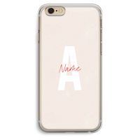 Strawberry Milkshake: iPhone 6 Plus / 6S Plus Transparant Hoesje Strawberry Milkshake: iPhone 6 Plus / 6S Plus Transparant Hoesje