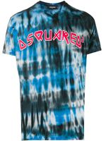 DSQUARED2 t-shirt à imprimé tie dye - Bleu