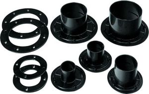 Europond PVC Doorvoer ⌀ 110 mm - Robuuste Lijmverbinding met Flens en Schroeven voor Vijvers