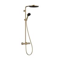 Hansgrohe Pulsify Puro1jet showerpipe 260 - thermostatisch - HOH 15cm - 3jet handdouche - doucheslang 160cm - brushed bronze 24236140