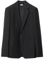 Burberry blazer en laine à simple boutonnage - Noir