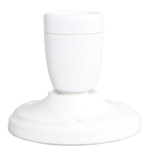 Plafondarmatuur opbouw Calimerot wit E27 fitting Perluci