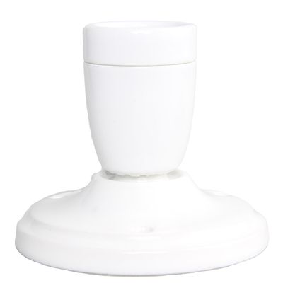 Plafondarmatuur opbouw Calimerot wit E27 fitting Perluci