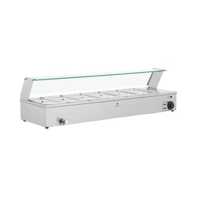 bain marie - 6 GN 1/3 bakken - Royal Catering