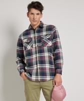 flanel overhemd met borstzakken