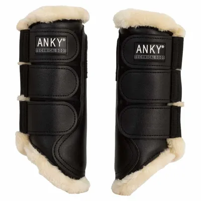 Anky Gel Impact ATB22001 Beenbeschermer zwart maat:l