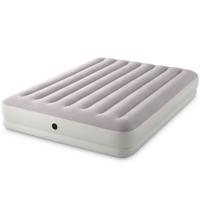 Intex prestige mid-rise luchtbed met usb pomp - tweepersoons