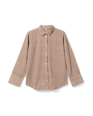 HEMA Damesblouse Lena Corduroy Beige (beige)