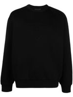 Prada sweat à logo embossé - Noir