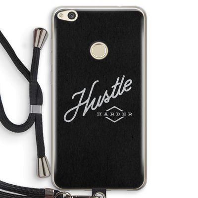 Hustle: Huawei Ascend P8 Lite (2017) Transparant Hoesje met koord