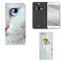 Huawei P10 Plus | Hoesje maken | Witte Kat