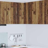 Keukenkast met plank Oudhout 57 x 57 x 80 cm Bewerkt hout