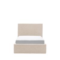 Kave Home Bed 'Nahiri' Chenille, 90 x 200cm, kleur Beige