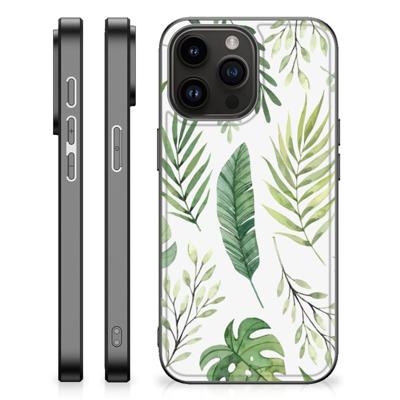 iPhone 15 Pro Max Bloemen Hoesje Leaves