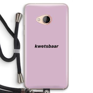 kwetsbaar: HTC U Play Transparant Hoesje met koord