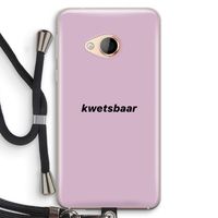 kwetsbaar: HTC U Play Transparant Hoesje met koord