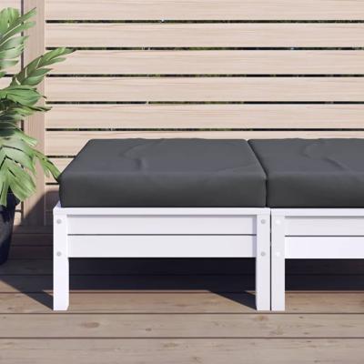 VidaXL Palletkussen 60x60x9,5 cm oxford stof antracietkleurig