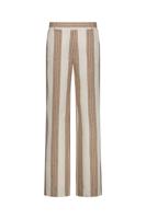 Lexie pinstripe trousers - latte/ecru - 13637