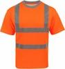 Korntex KX074 Heavy Duty Polycotton Hi-Vis T-Shirt Barcelona - Signal Orange - S