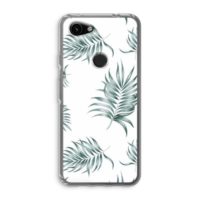 Simple leaves: Google Pixel 3a Transparant Hoesje