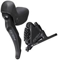 Shimano grx st-rx600+br-rx400 2-speed disc brake front