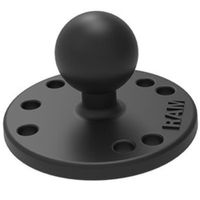 RAM-B-202U 2.5 inch Composite Round Base met AMPs Hole Pattern & 1 inch Ball