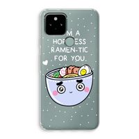I'm A Hopeless Ramen-Tic For You: Google Pixel 5 Transparant Hoesje