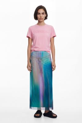 Tule rok met vervagingseffect - GREEN - S