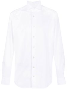 Traiano Milano chemise à boutonnière - Blanc