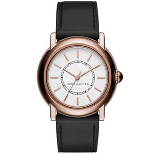 Horlogeband Marc by Marc Jacobs MJ1450 Leder Zwart 18mm