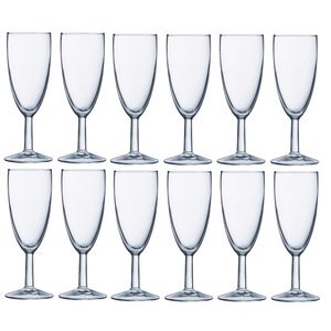 Set van 60x stuks champagneglazen transparant 150 ml