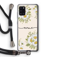 Daisies: Samsung Galaxy A31 Transparant Hoesje met koord