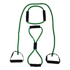 Tunturi Tubing met Handvatten | Tubbingset | Resistance tube | Medium Groen