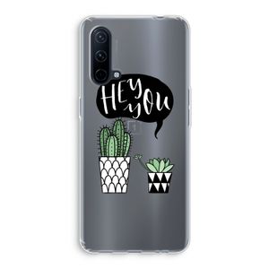 Hey you cactus: OnePlus Nord CE 5G Transparant Hoesje