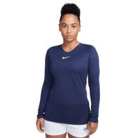 Nike Dri-FIT Park Ondershirt Lange Mouwen Dames Donkerblauw Wit