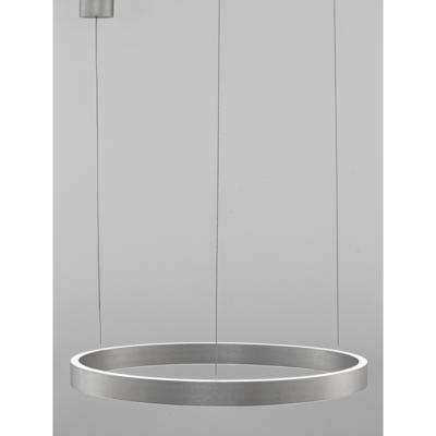 Lyora Design hanglampElowen zilvergrijs Ø 60cm - 9345662