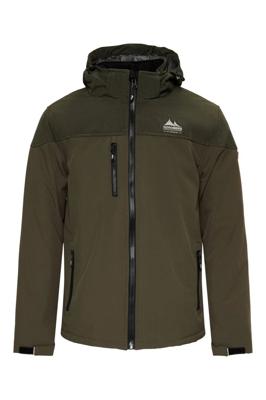 Nordberg Barak Heren Softshell Army XL
