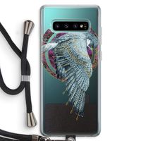 Golden Falcon: Samsung Galaxy S10 Plus Transparant Hoesje met koord
