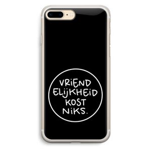 Vriendelijkheid: iPhone 7 Plus Transparant Hoesje