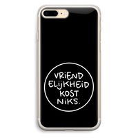 Vriendelijkheid: iPhone 7 Plus Transparant Hoesje