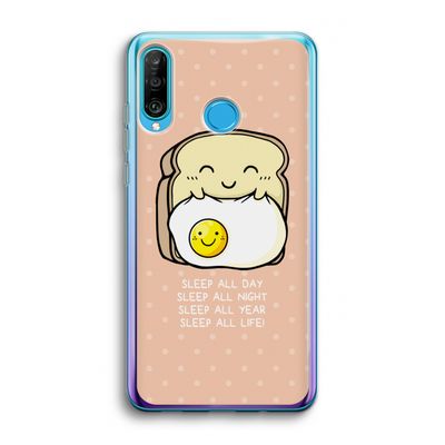 Sleep All Day: Huawei P30 Lite Transparant Hoesje